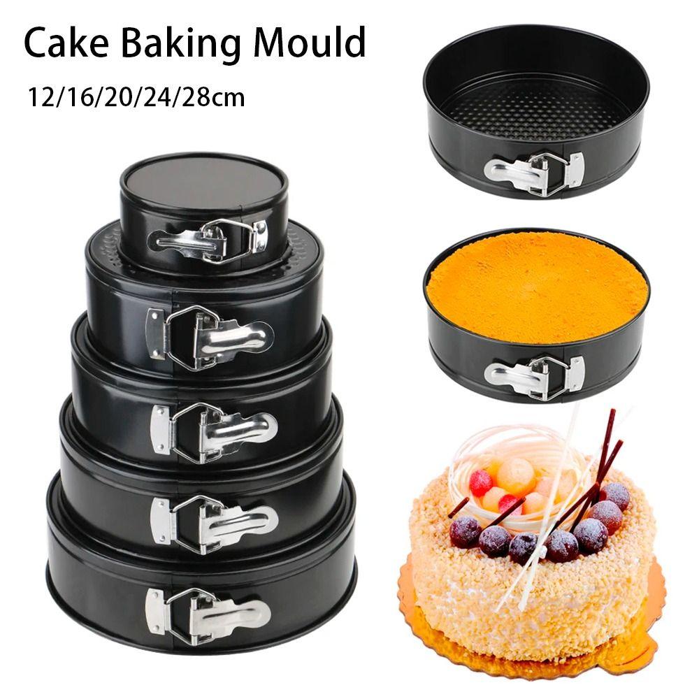1Pcs Carbon Steel Cake Baking Pan Leakproof Cake Mould New Baking Mould for Home Kitchen Bakery