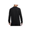 Nike Club Printed Loose Fit Long Sleeve Polo Shirt Men Tops Black White FZ6631-010