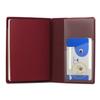 Yotadata Technology Обложка для IC-паспорта для международных путешествий, кожаный узор, средства защиты от скимминга, (Рубиново-красный)