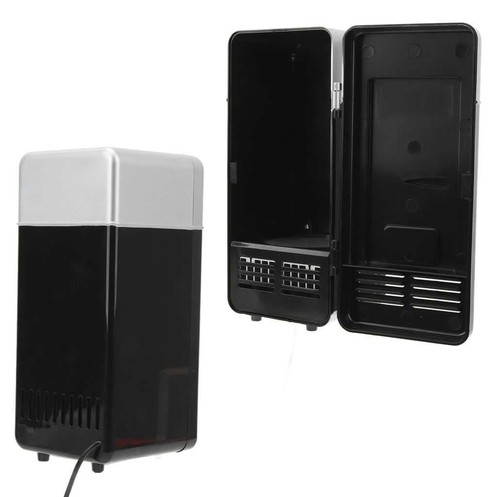 Мини-холодильник с одним отсеком, перезаряжаемый от USB, портативный, малошумный, энергосберегающий, охлаждающий полупроводниковый холодильник