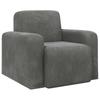 Armchair Dark Grey Velvet