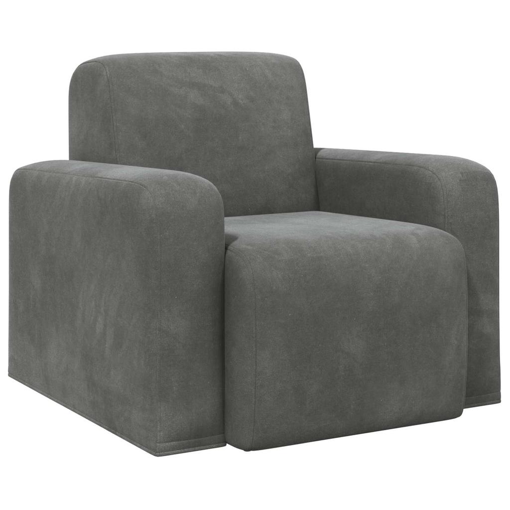 Armchair Dark Grey Velvet