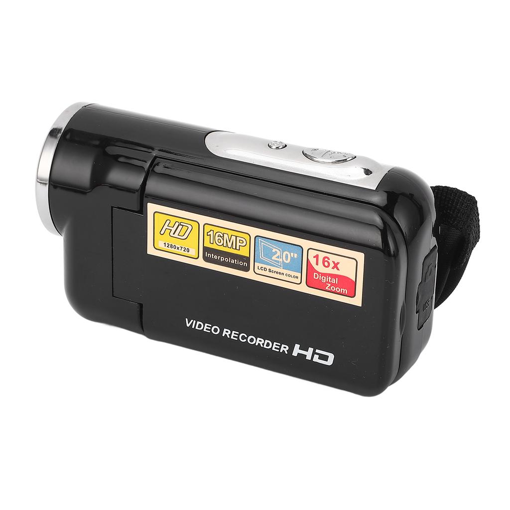16 МП 1080P Видеокамера HD 16-кратный цифровой зум USB Цифровая камера Видеорегистратор с 2-дюймовым поворотным экраном для путешествий
