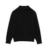 NSSF Women's Striped Wool Half-Zip Pullover - 2024 Autumn/Winter Fashion with Lapel.