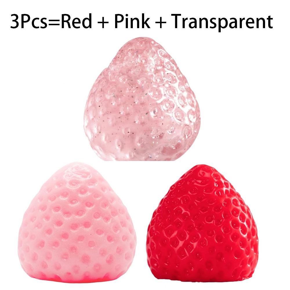 Игрушки-сквиши ручной работы Клубника Таба Каваий Клубничные Сквиши Игрушки-непоседы Клубничное Желе Сквиши Забавные Новинки