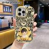 Чехол для телефона: 2D плоский дизайн, подходящий для защитного чехла iPhone 18 17 16 15 14 13 Pro, стиль для пары, милый мальчик, рождественский и хэллоуинский подарок