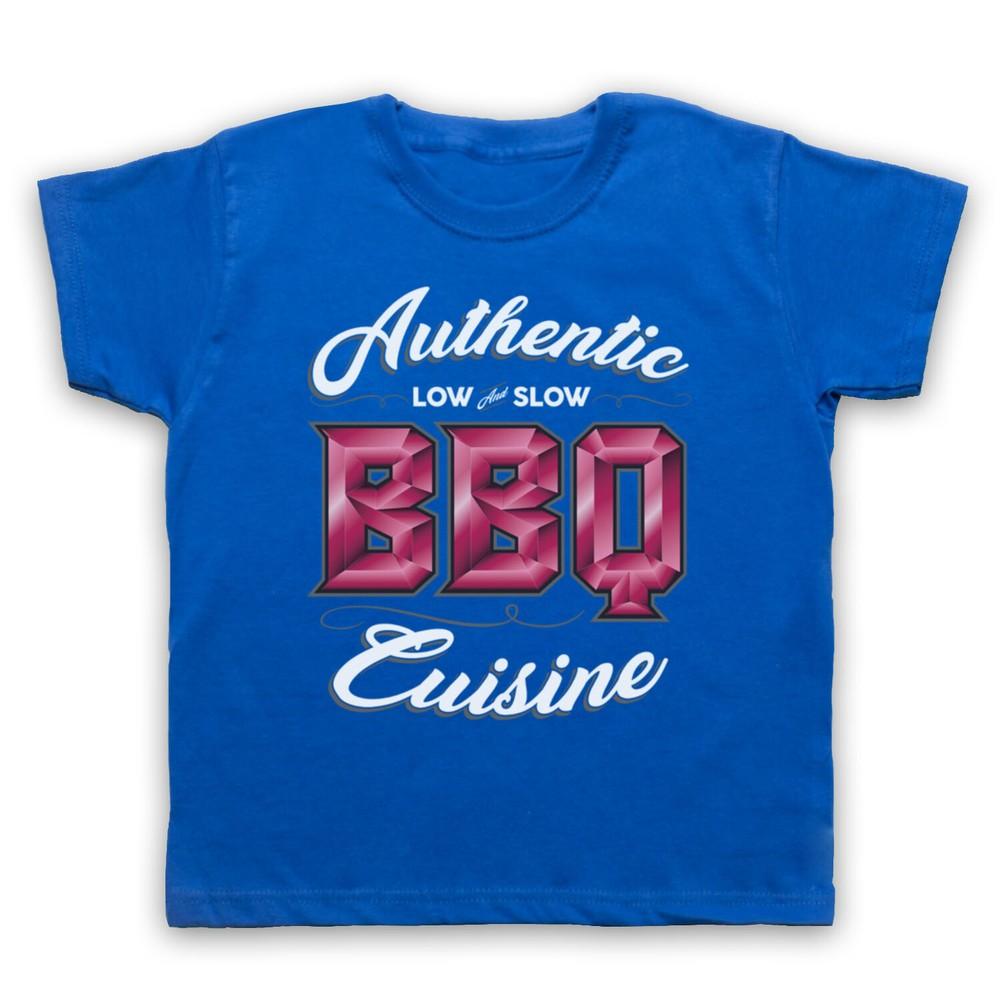 Authentic Bbq Cuisine Low And Slow Love Of Barbeque Kids Childs T-Shirt