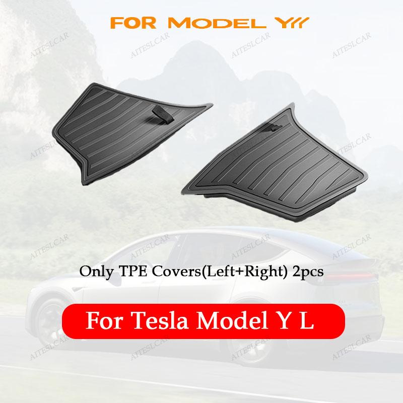 Для Tesla Model Yl Запуск Боковой Органайзер-Контейнер для Заднего Багажника Левый Правый Водонепроницаемый Контейнер для Хранения Груза Автомобиля