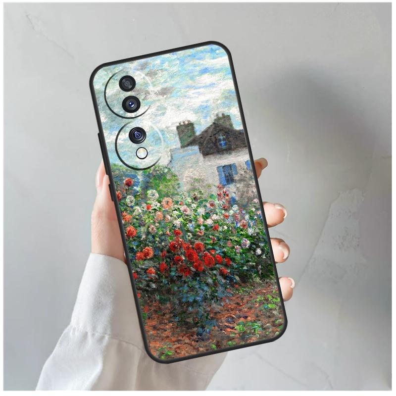 Художественная картина Клода Моне Для Honor Magic 8 5 6 7 Pro Чехол Для Honor 200 400 70 90 Lite X8c X8b X9a X9b X9c X9d Win RT