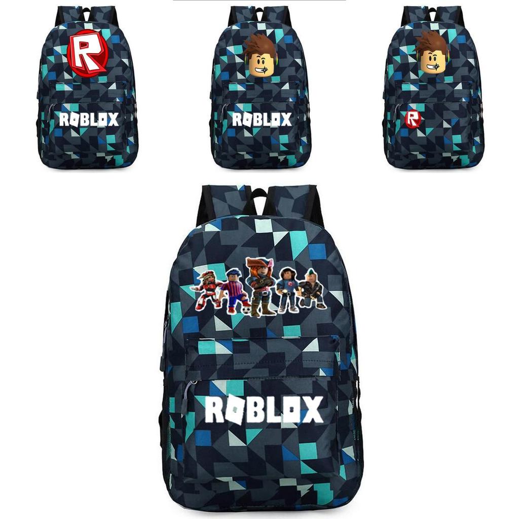 Стильный рюкзак Roblox для детей с ярким мультяшным рисунком и большим объемом