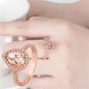 Women's Diamond Ring Gold Diamond Pear Shape Promise Rings Size 5-10