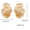 Exaggerated Retro and Individualistic Alloy Flower Earrings, Fashionable, Creative and High-quality Earrings