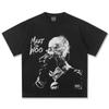 Pop Smoke Meet The Woo Графическая футболка Унисекс Оверсайз Хип-Хоп Рэпер Повседневная Хлопок Короткий рукав Классический Уличная мода Для