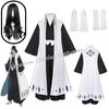 Косплей костюм Бьякуи Кучики из аниме Bleach, полный комплект, мантия капитана 6-го отряда, кимоно, униформа