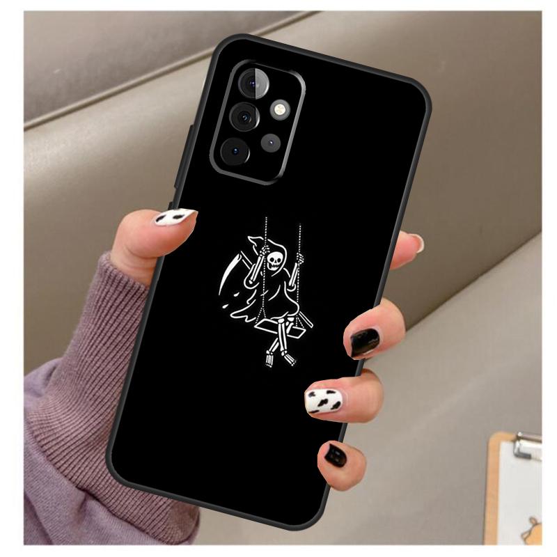 Готический Чехол-Кобура Ведьма Сатана Для Samsung Galaxy A33 A13 A53 A34 A54 A14 A15 A16 A26 A36 A56 A12 A32 A52 A06 A35 A55