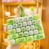 Cartoon Mechanical Keyboard Toy Hanging Keycap Clicker Toy Cute Stress Relief Fidget Toy  Bag Charm