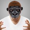 Novelty Lubber Latex Animal Head Mask Monkey Chimp Dog Head Mask Halloween Party Costume Masquerade Dressing Up Cosplay