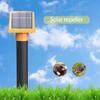 Mole Repeller Solar Powered Sonic Mole Deterrent Spikes Mice Snake Repellent IP66 Waterproof for