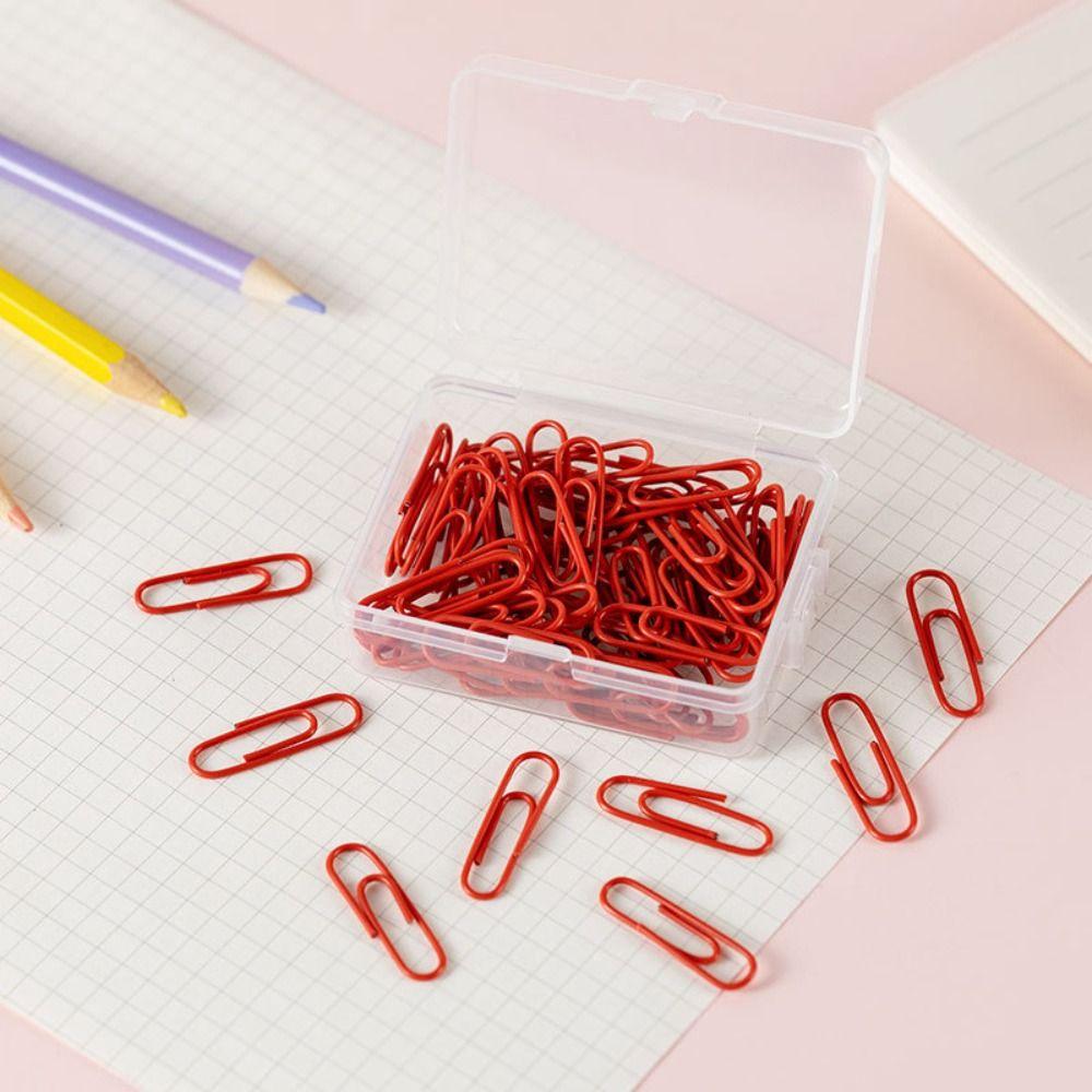 50PCS Creative Bookmark Clip Zinc Zinc Alloy Binder Clamps Mini Metal Paper Clips School