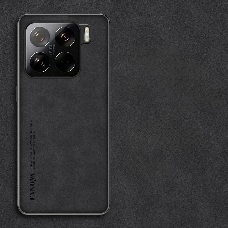 Чехлы для Xiaomi 15 Матовый чехол из искусственной кожи ягненка для Xiaomi 15 Pro 14T 14 Ultra 13T Turbo4 POCO X7Pro Мягкая рамка Противоударный чехол