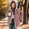 Women's Jacket 2024 Winter Women's Cotton Jacket Female Contrast Fake Two Pieces Thicken Warm Parkas Coats Women's Winter Jacket