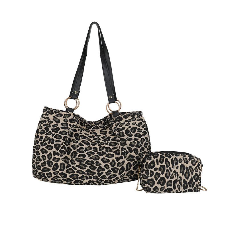 Korean Version of Personalized Fashion Simple Zebra Pattern Trend Casual Commuting 2025 Autumn New Chain Tote Shoulder Bag