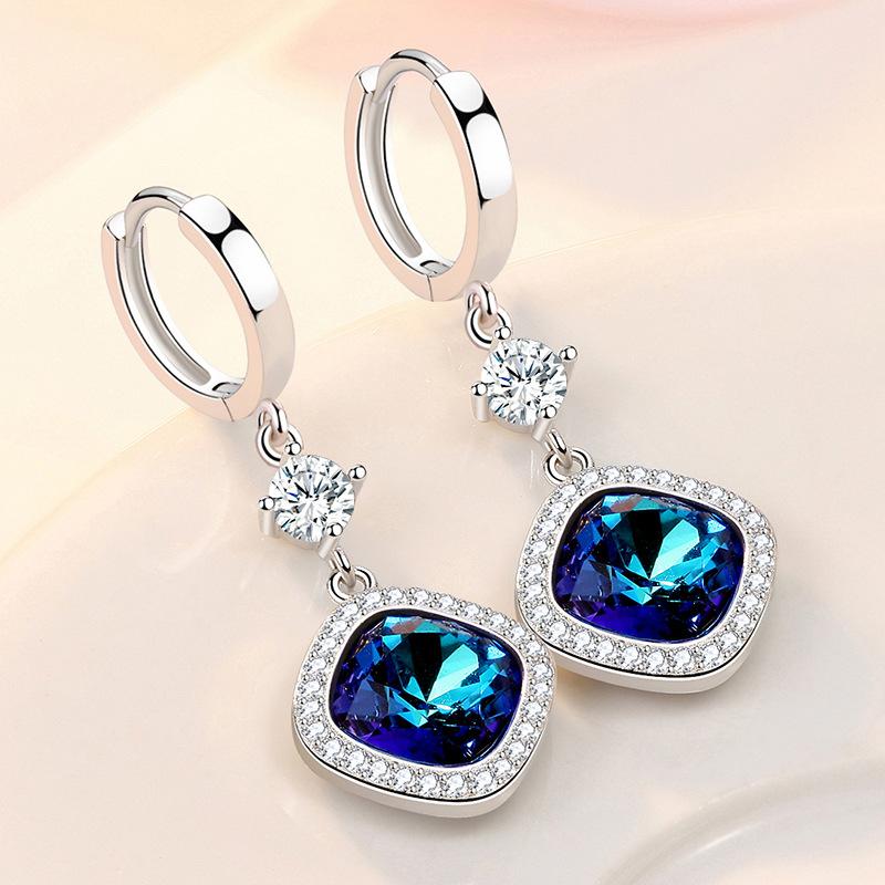Lindon Zircon Copper Alloy Earrings Drop Earrings For Women Wedding Party Gifts