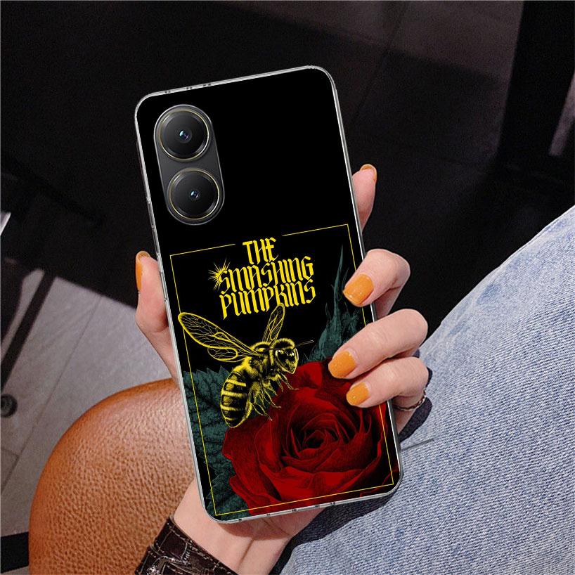 Rock The Smashing Pumpkins Phone Case For Xiaomi Poco X7 X6 X5 Pro F7 Ultra Redmi 15C 15 13C 13 12C 12 10 10A 10C 9 9A 9C 9T Cov