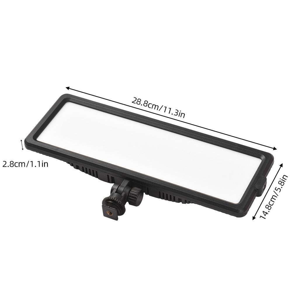 Мини-лампа для фотосъемки 16 Вт, светодиодная лампа с регулируемой яркостью, портативная лампа для видеоблога, 148 светодиодных бусин серии NP-F, аккумулятор