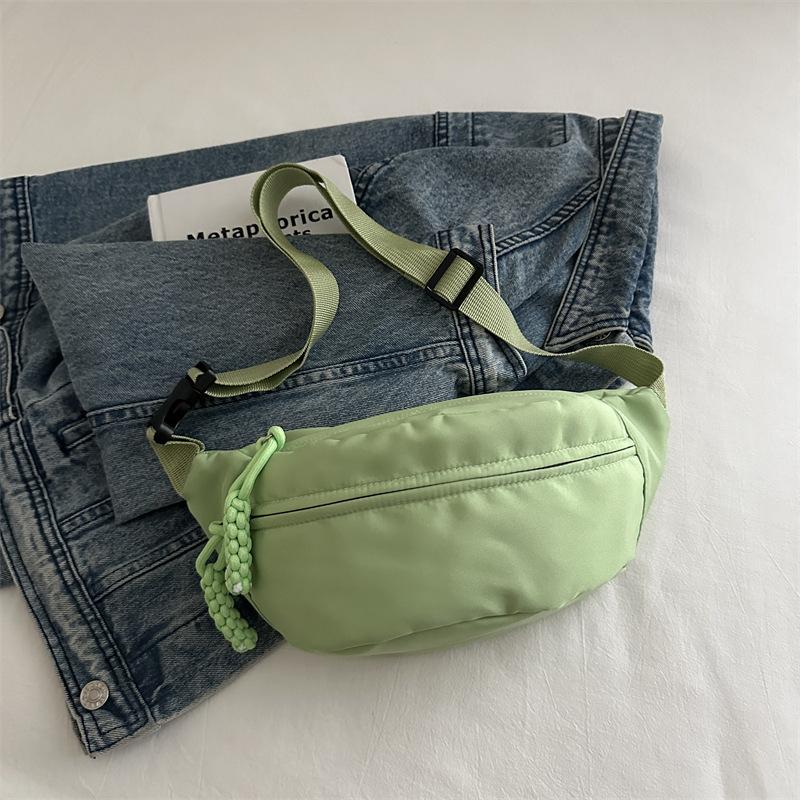 Niche Fanny Pack Повседневная Простая Сумка На Плечо Простая Модная Сумка-Месседжер Нагрудная Сумка Трендовая Спортивная Сумка