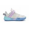Li Ning All City 10 Low Basketball Shoes Kids Sneaker White Blue Purple YKNS066-1