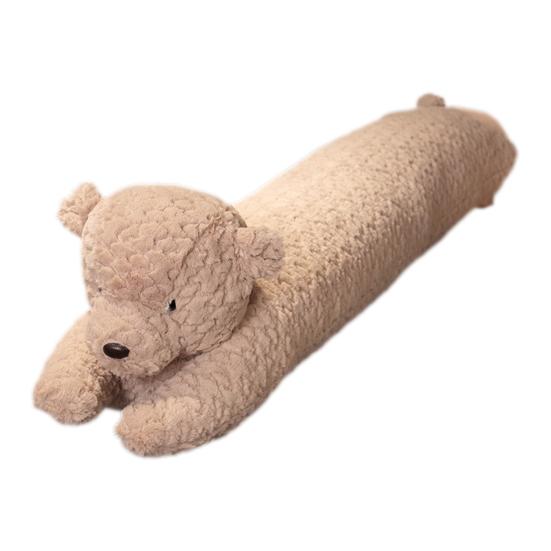 Длинная подушка Длинная форма тела Дизайн кролика и медведя Плюшевая подушка для тела Мягкая ткань из овечьей шерсти Поддержка Подушка для сна Домашний декор