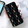 Stripes Anchor Boat Ship Wheel Phone Case for Huawei Honor 10 I 8X C 5A 20 9 10 30 Lite Pro Voew 10 20 V30