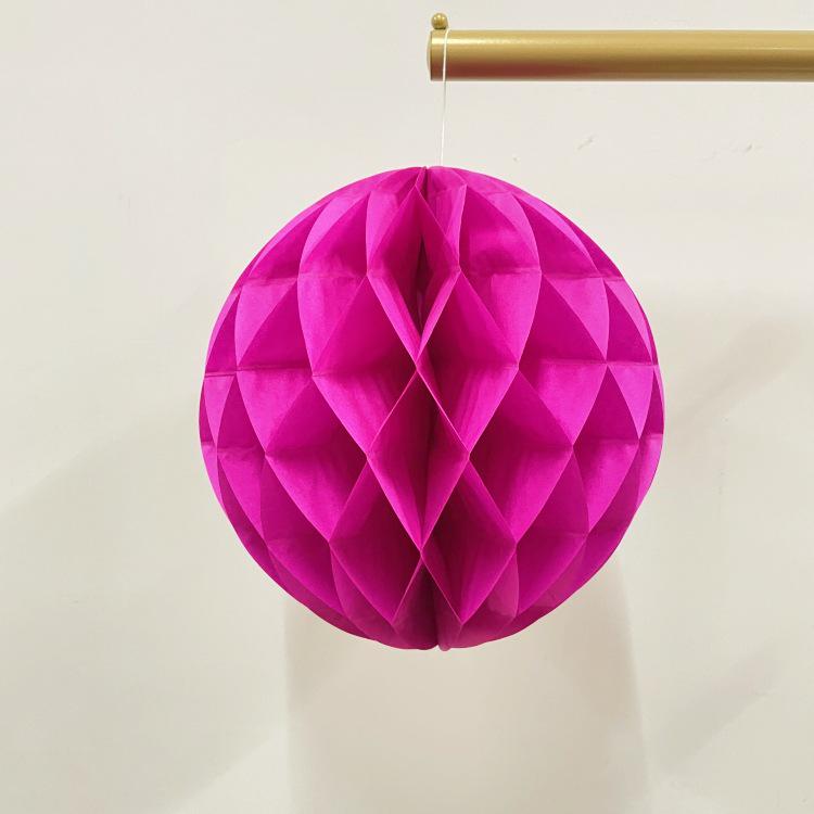 Wedding Scene Decoration Paper Honeycomb Ball & Lantern Set