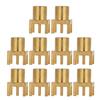 10PCS MCX Socket PCB Soldering Board End Jacks 4 Pin Female Connector OFC Material 50ohms