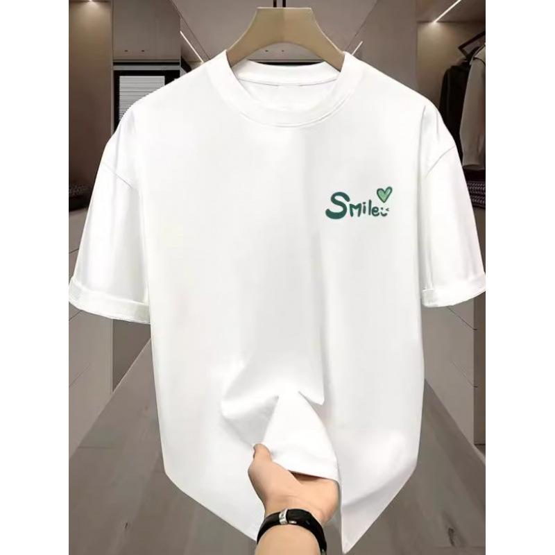 Versatile Black Ice Silk T-Shirt: Unisex Summer Hong Kong Style, Trendy Short Sleeve for Couples