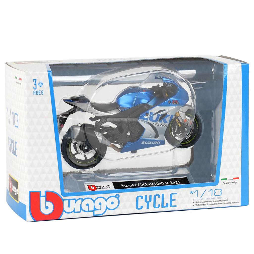 Bburago Suzuki 1000 Motorcycle Mini Car Diecast Car Complete Product 1/18 GSX-R 18-51088