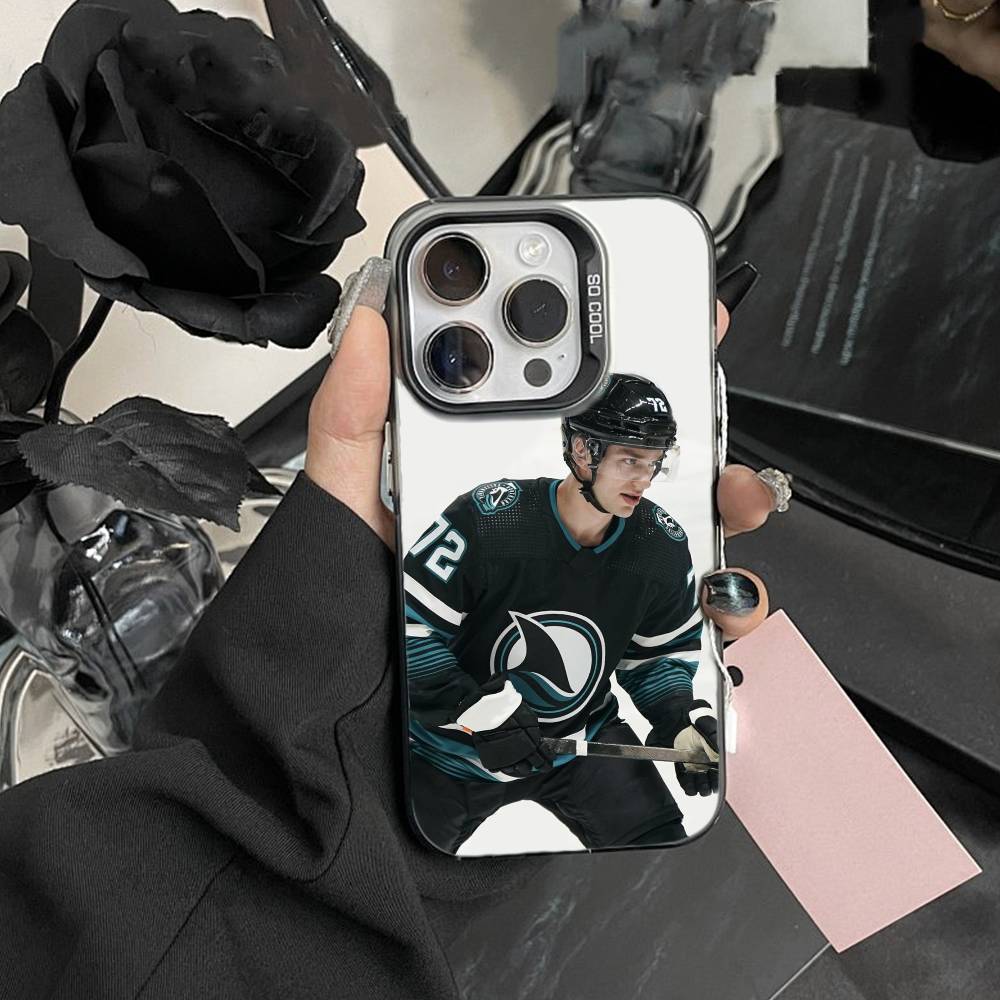 Чехол для телефона Sharks-William Eklund для iPhone 17, 16, 15, 14, 13, 12 Pro Max Черный Конфетный Матовый Ударопрочный Чехол