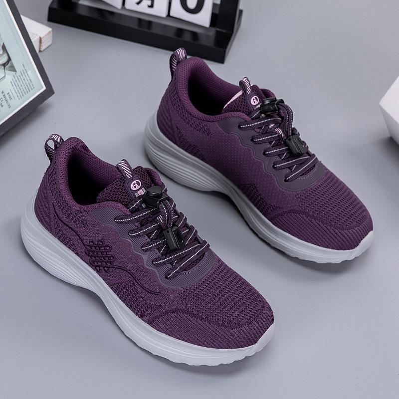 Новинка 2024 года, обувь для пожилых людей, модная женская обувь, весенняя обувь для прогулок, для мам, удобная обувь для среднего и пожилого возраста, для отдыха, спорта, нескользящая, водонепроницаемая