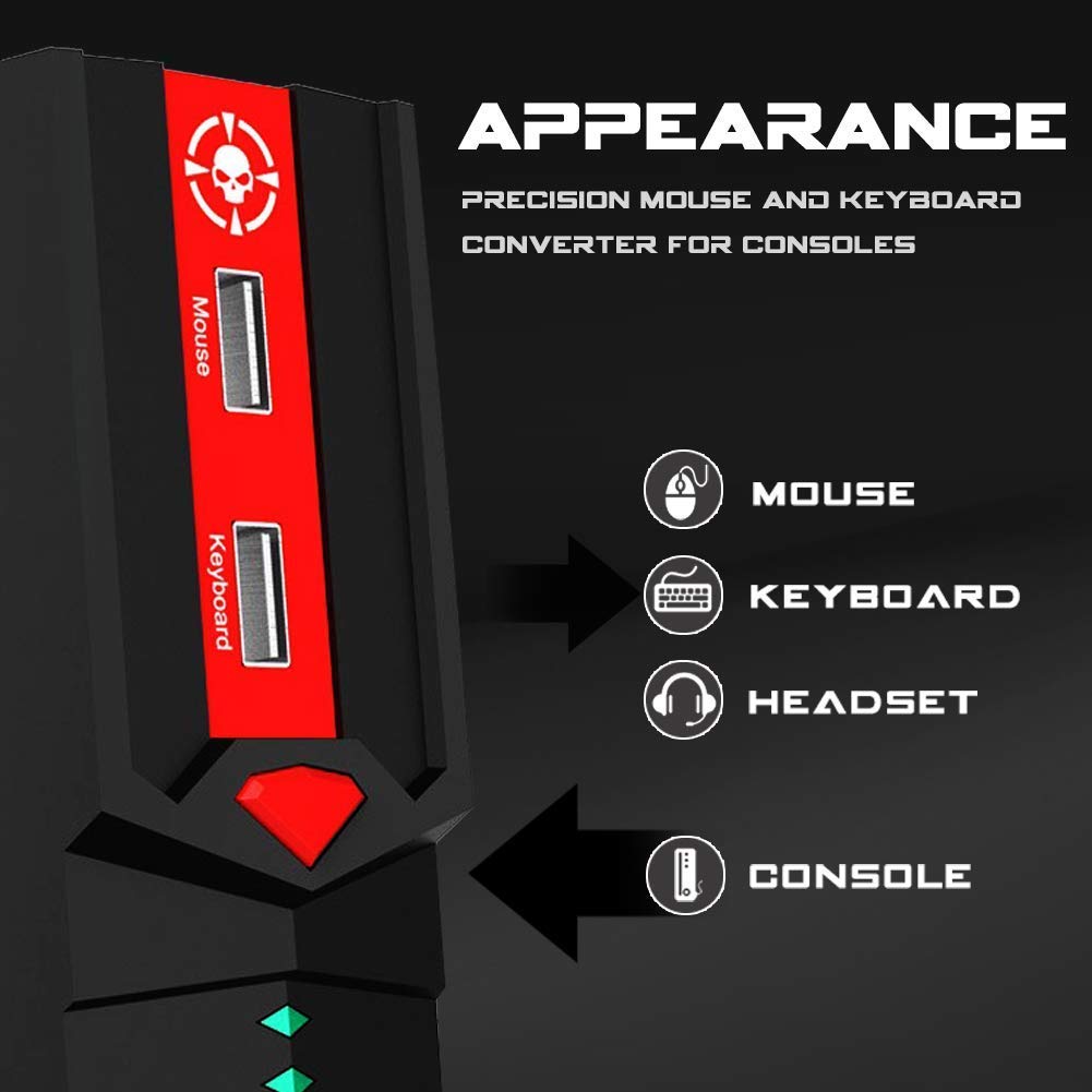 BROOK Sniper FPS Высокоточный адаптер для клавиатуры и мыши, консоль, горячая замена, совместимая с подлинными PS4/PS3/XB