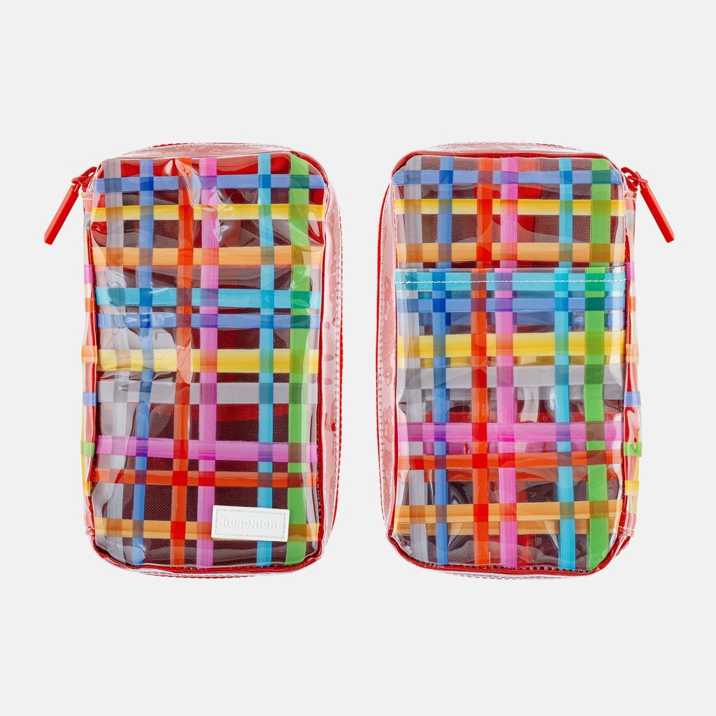 Hobonichi Small Drawer Pouch Transparent Check