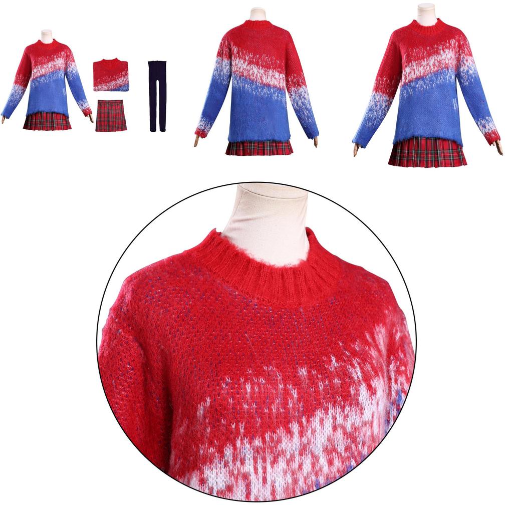 Косплей-свитер «Семейка Аддамс 2» с принтом для костюмированных мероприятий на Хэллоуин