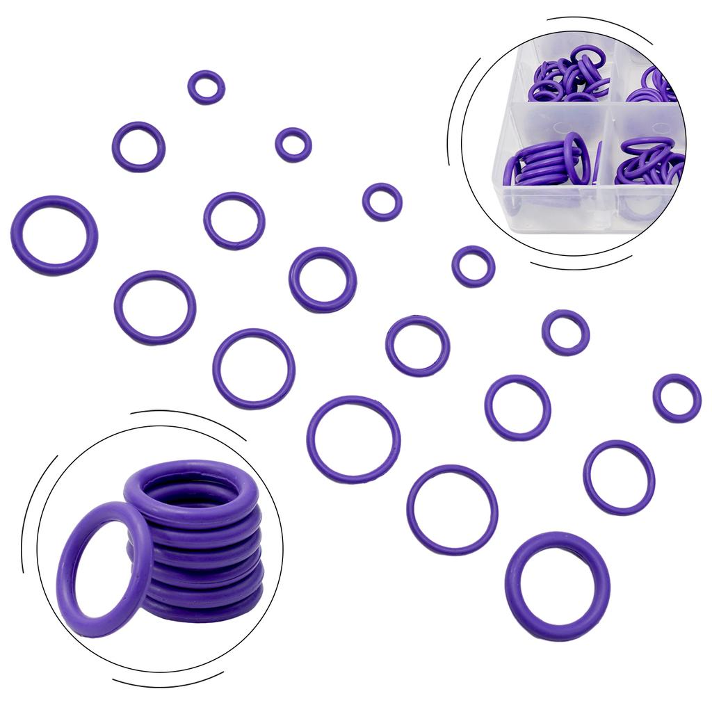 Набор уплотнительных шайб-колец (O-ring) метрических, 270 шт., материал HNBR. Герметизация всего: от труб до автомобильных утечек.