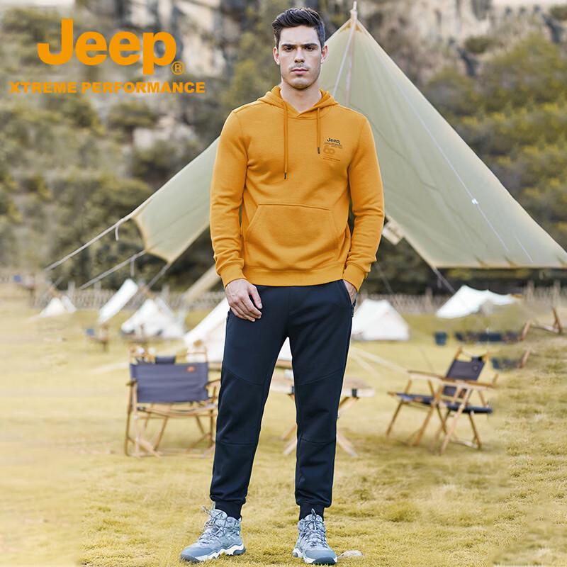 Jeep Мужская повседневная теплая плюшевая футболка с длинным рукавом