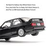 1:36 BMW M3 1987 Car Models  Alloy Die-Casting Toys With 2 Doors Opened Pull Back Function Vehicle Toy For Kids Children's Gifts
