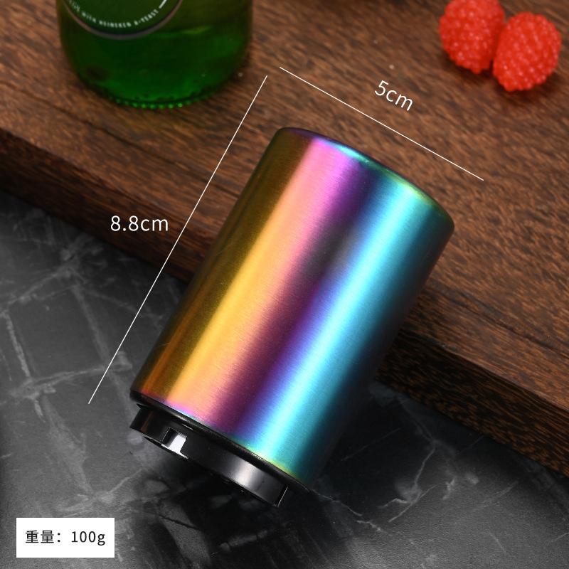 Автоматическая открывалка для пивных бутылок, нержавеющая сталь, открывалка для бутылок с нажимной крышкой, открывалка для вина, пива, напитков, газировки, барные инструменты