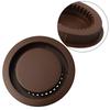 Cabinet Vents ABS Plastic Air Vent Decor Grey/Black/Brown/White