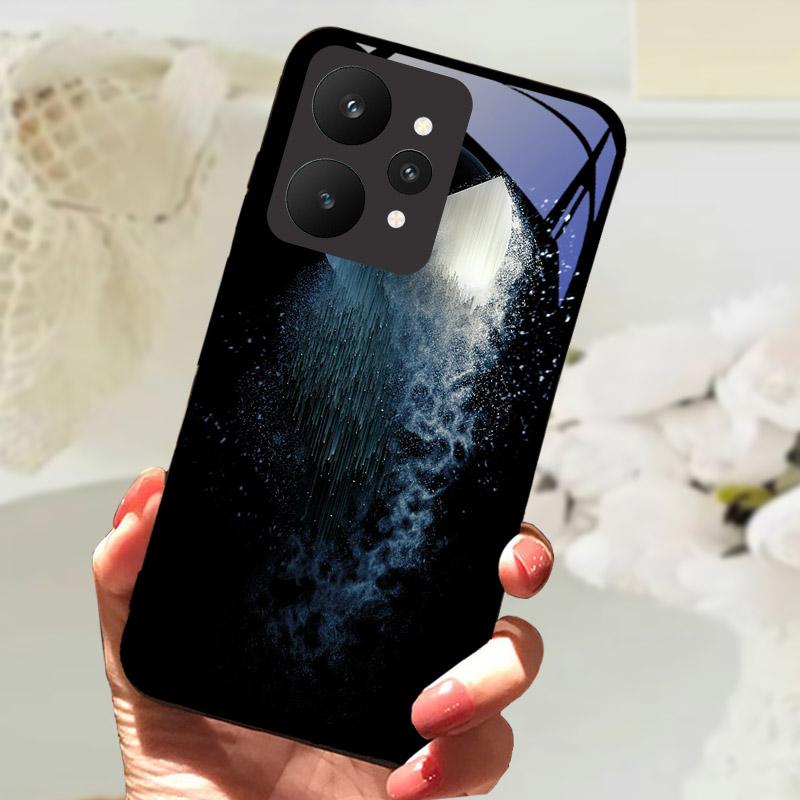 Ударопрочный Чехол Для Телефона Realme 15 5G Чехол RMX5106 RMX5105 Чехлы Из Закаленного Стекла Для Realme15 Fundas Роскошный Защитный Корпус