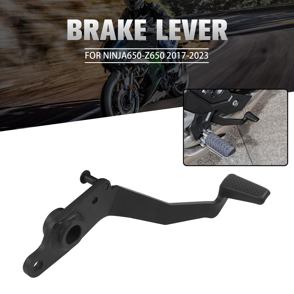 Для Kawasaki Ninja 650 Z650 EX650 ER650 Z 650 2017-2025 Задние подножки Педаль тормоза Рычаг управления Алюминиевые аксессуары