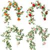 Artificial Rose Garland Hanging Plant Flower Vines